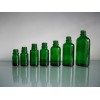 供應玻璃瓶綠色精油瓶