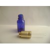 20ml藍色國標精油瓶配金色電化鋁壓力泵頭有現貨提供