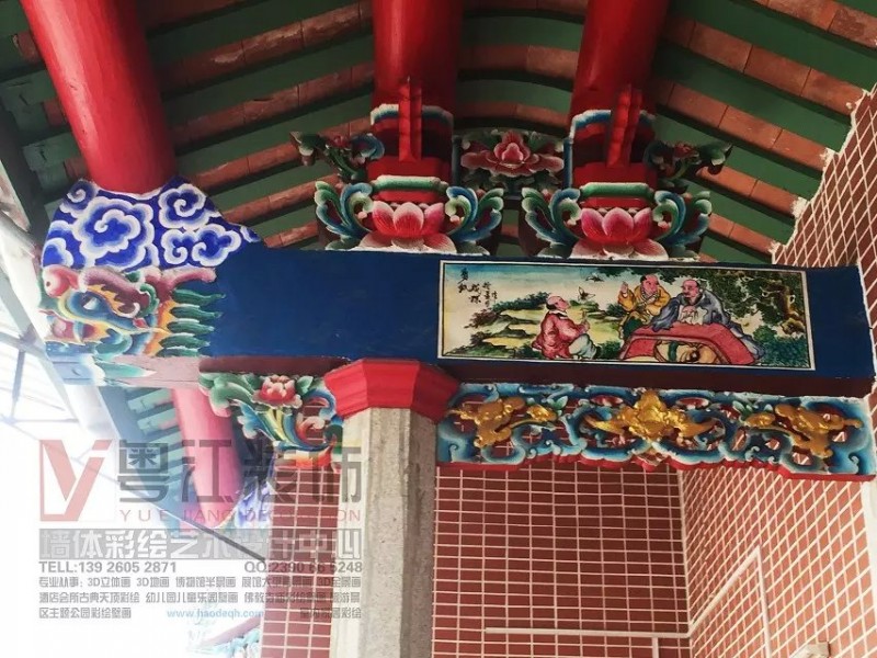 哪里有專業做古建筑油漆彩繪壁畫橫梁畫工程的比較好的公司