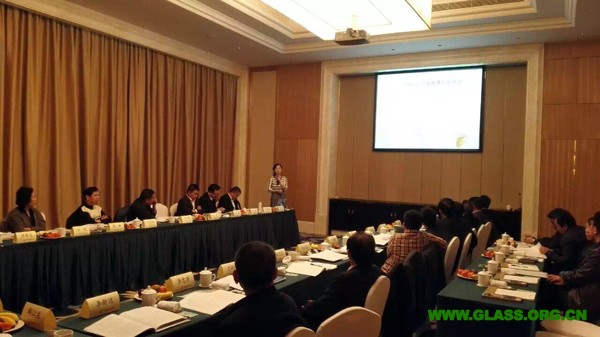 秘書處副主任王蕾向與會常委匯報2015年秘書處工作及講解2015年安全玻璃行業(yè)經(jīng)濟(jì)運行情況0160323165851