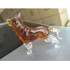 1000ml狗形玻璃酒瓶大狼狗造型工藝酒瓶創意玻璃酒瓶動物狗
