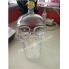 骷髏造型玻璃酒瓶創意工藝酒瓶頭骨形狀醒酒器xo威士忌瓶子